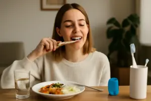 Prevenzione della placca batterica: l’abitudine che aiuta davvero a evitarla dopo ogni pasto
