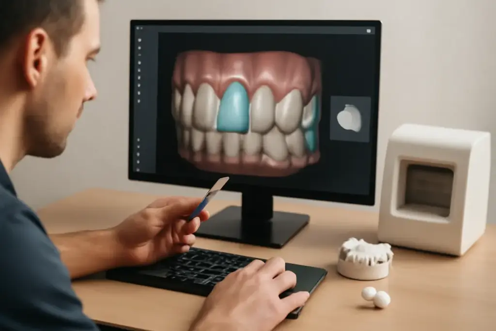 Come vengono progettate le faccette su misura con il CAD/CAM? La personalizzazione totale spiegata semplice