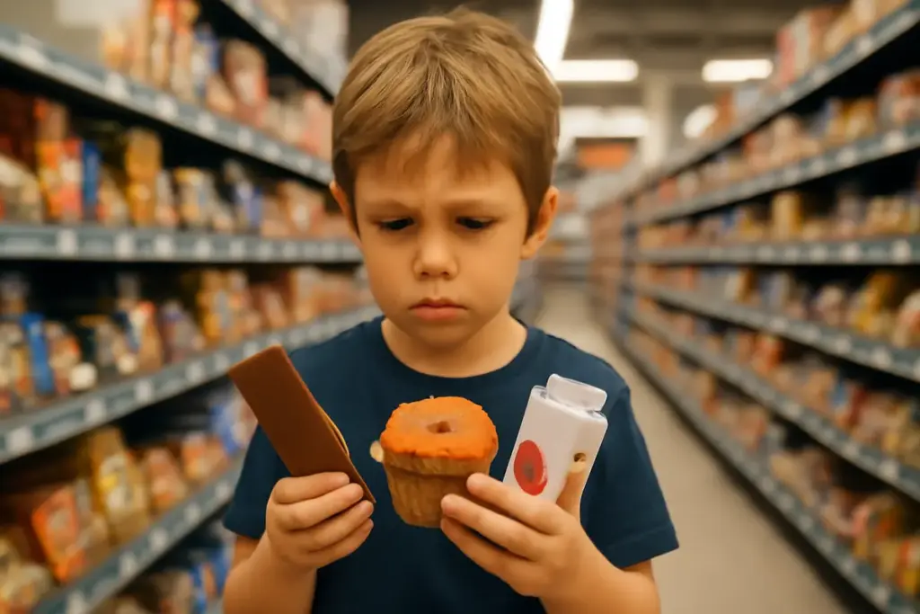 Bambini e zuccheri nascosti: occhio alle 3 merende al supermercato