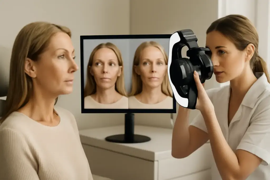 Come i sistemi di fotografia digitale aiutano nella diagnosi estetica? Il vantaggio di vedere il risultato prima di iniziare il trattamento